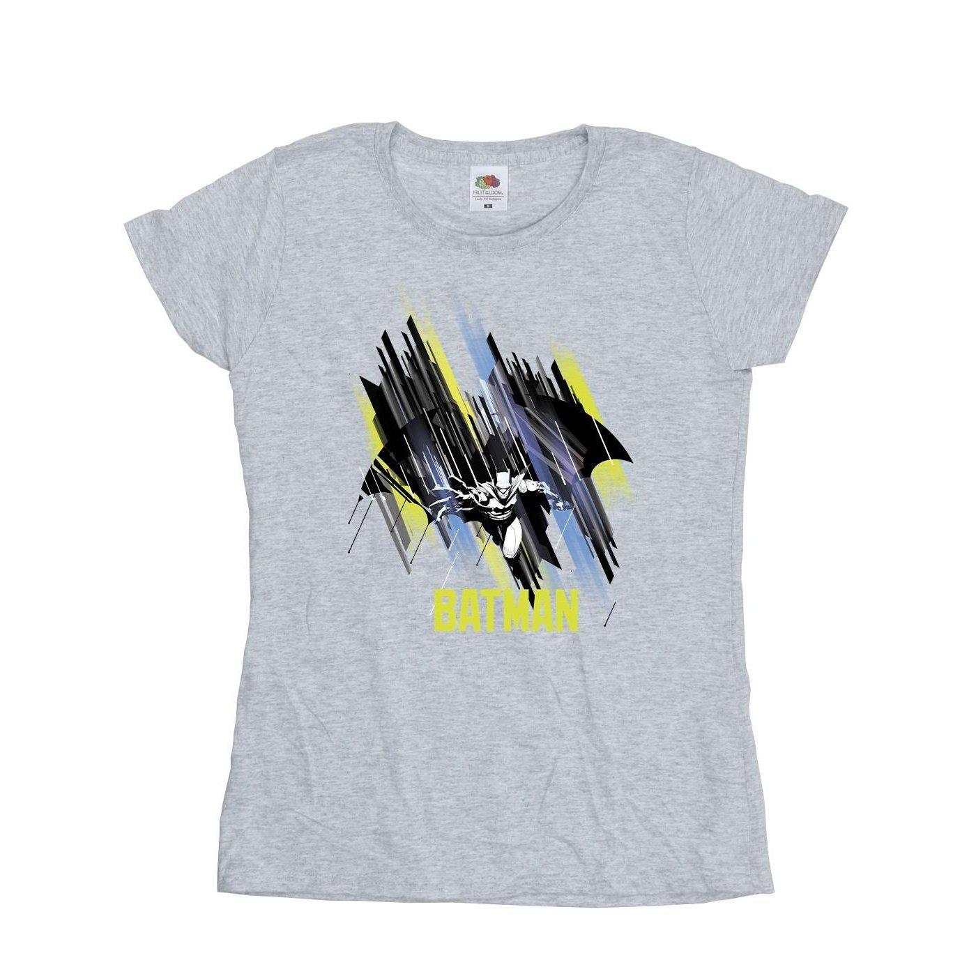 Image of Batman Flying Batman Tshirt Damen Grau M