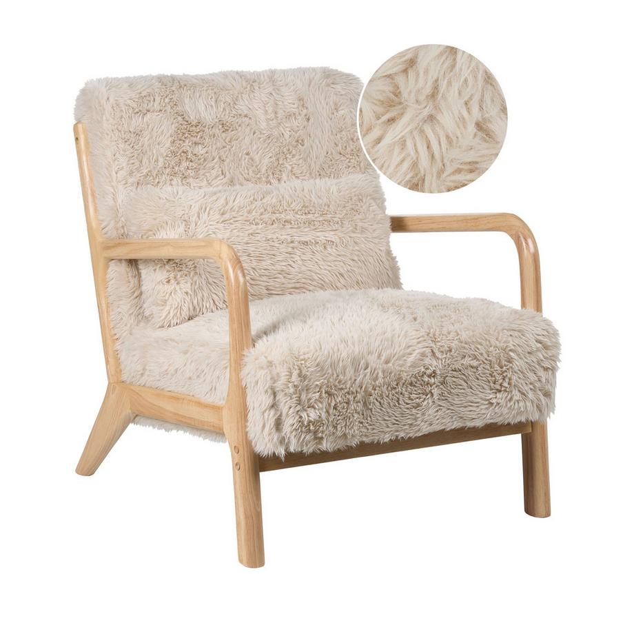 Sessel aus Webpelz  SKOVDE