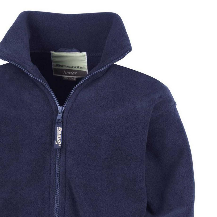 Result Kinder Fleecejacke mit durchgehendem Reissverschluss  