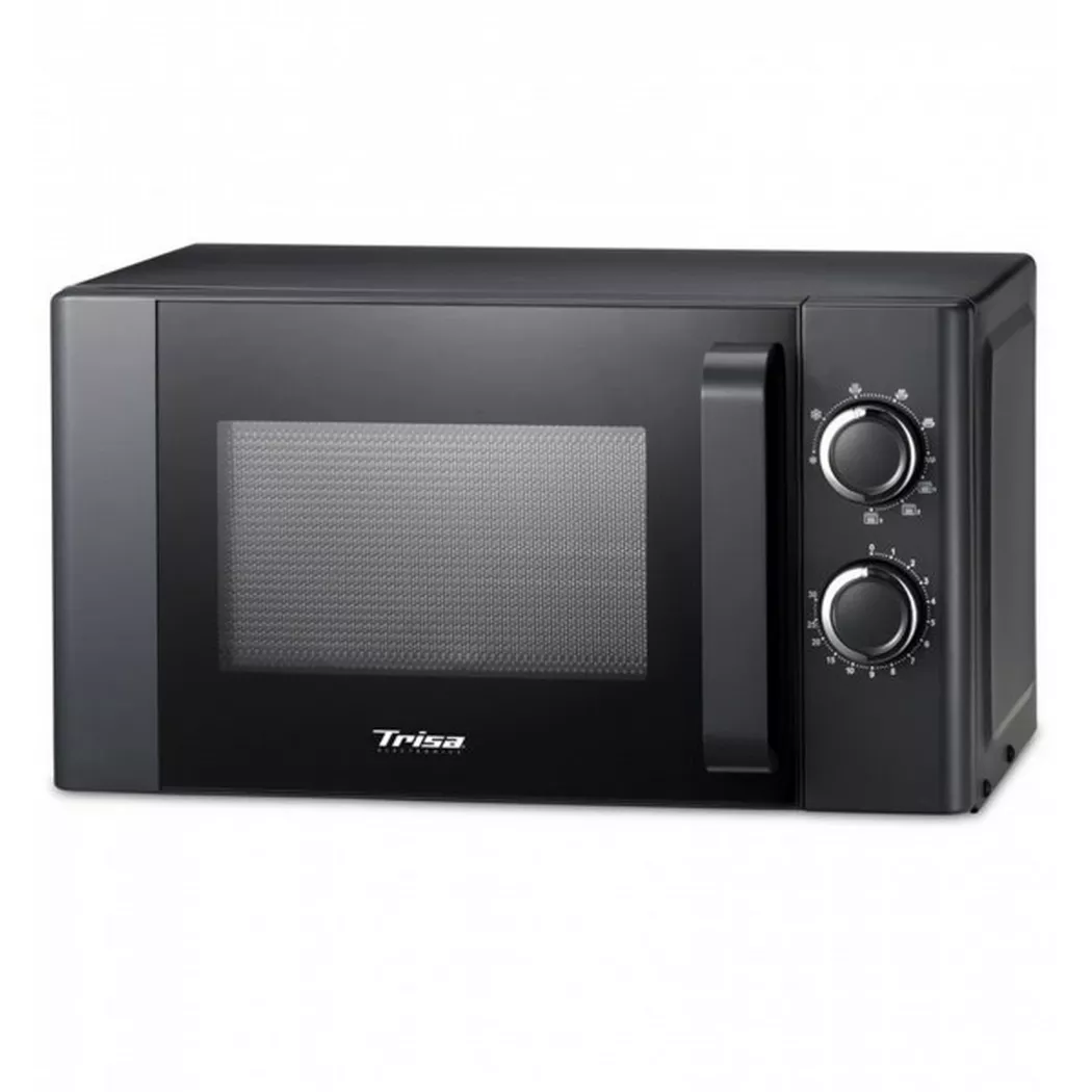 Trisa – Mikrowelle mit Grill Micro Grill, Schwarz, 20 L