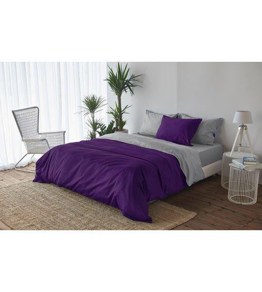 Living Home Uni Satin Doubleface Taie d'oreiller  