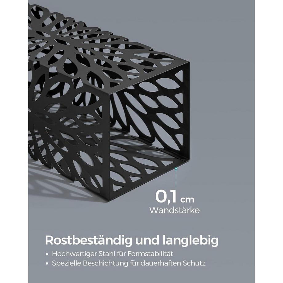 Songmics Quadratischer Regenschirmständer mit Cutout Design  