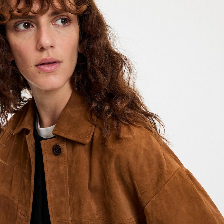 La Redoute Collections Ziegenleder Jacke  