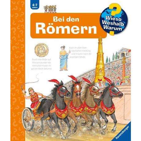 Wieso? Weshalb? Warum? Bei den Römern (Nr.30) Erne, Andrea; Metzger, Wolfgang (Illustrationen) Copertina rigida 