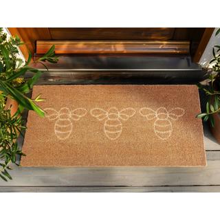 Beliani Fussmatte aus Kokosfasern Modern CAVITE  