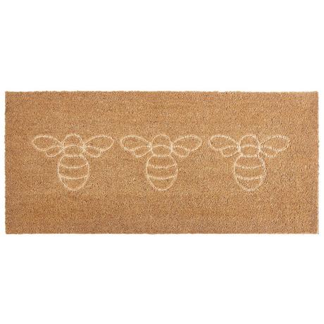 Beliani Fussmatte aus Kokosfasern Modern CAVITE  