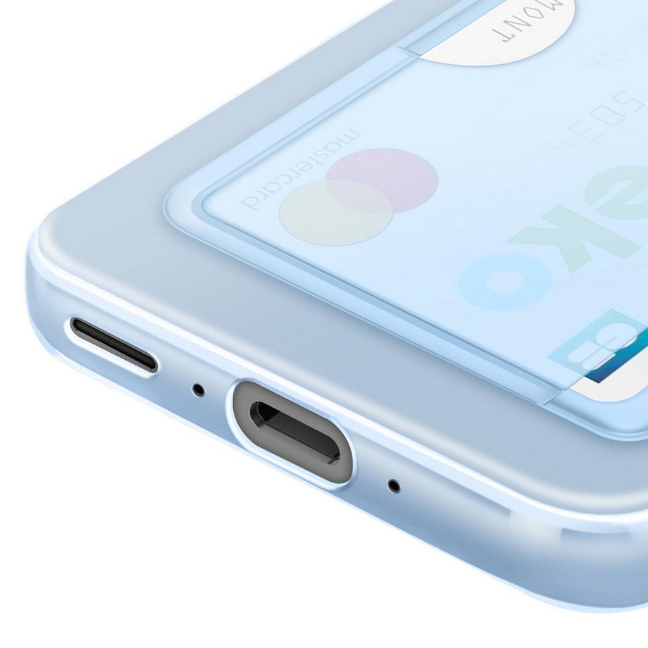 SAMSUNG  Custodia per Samsung A36 Porta carte Silicone Soft touch Originale 