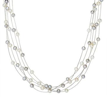 Femme Collier de perles