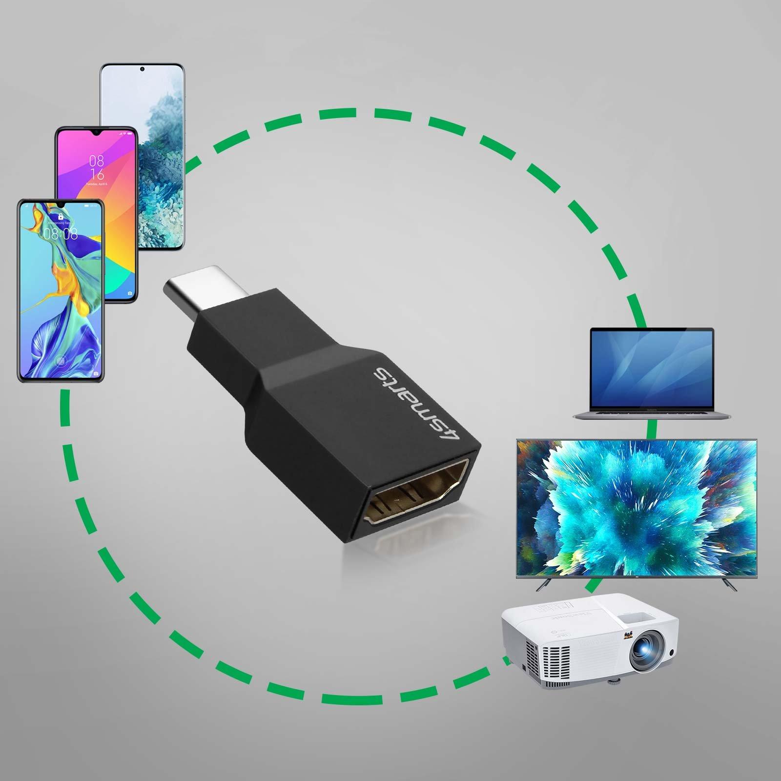 4smarts  Adaptateur USB-C / HDMI 4Smarts Noir 