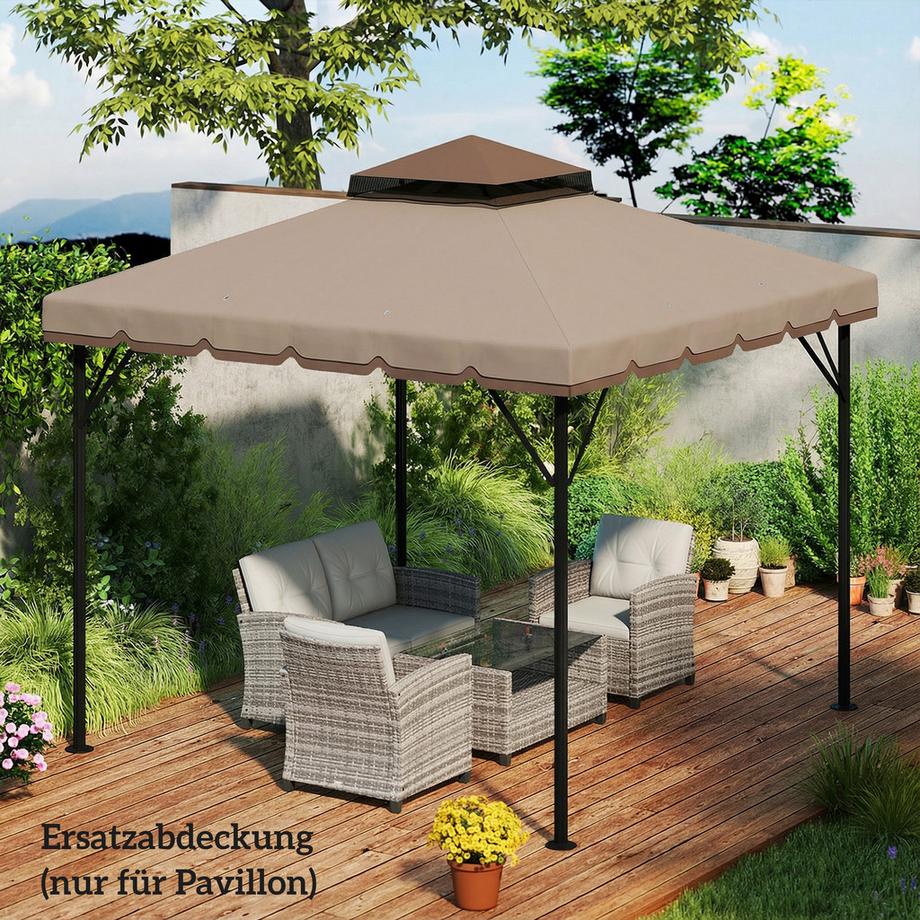 Outsunny Pavillon Ersatzdach  