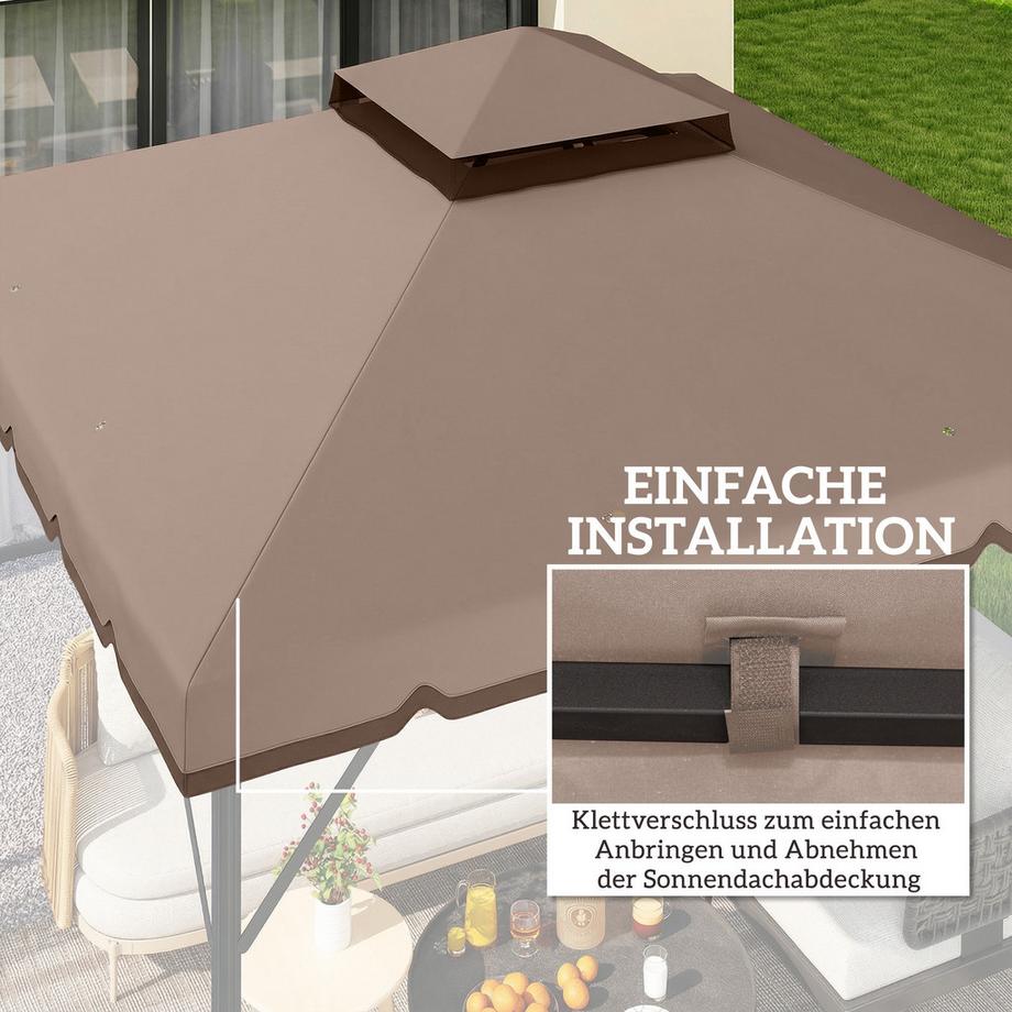 Outsunny Pavillon Ersatzdach  