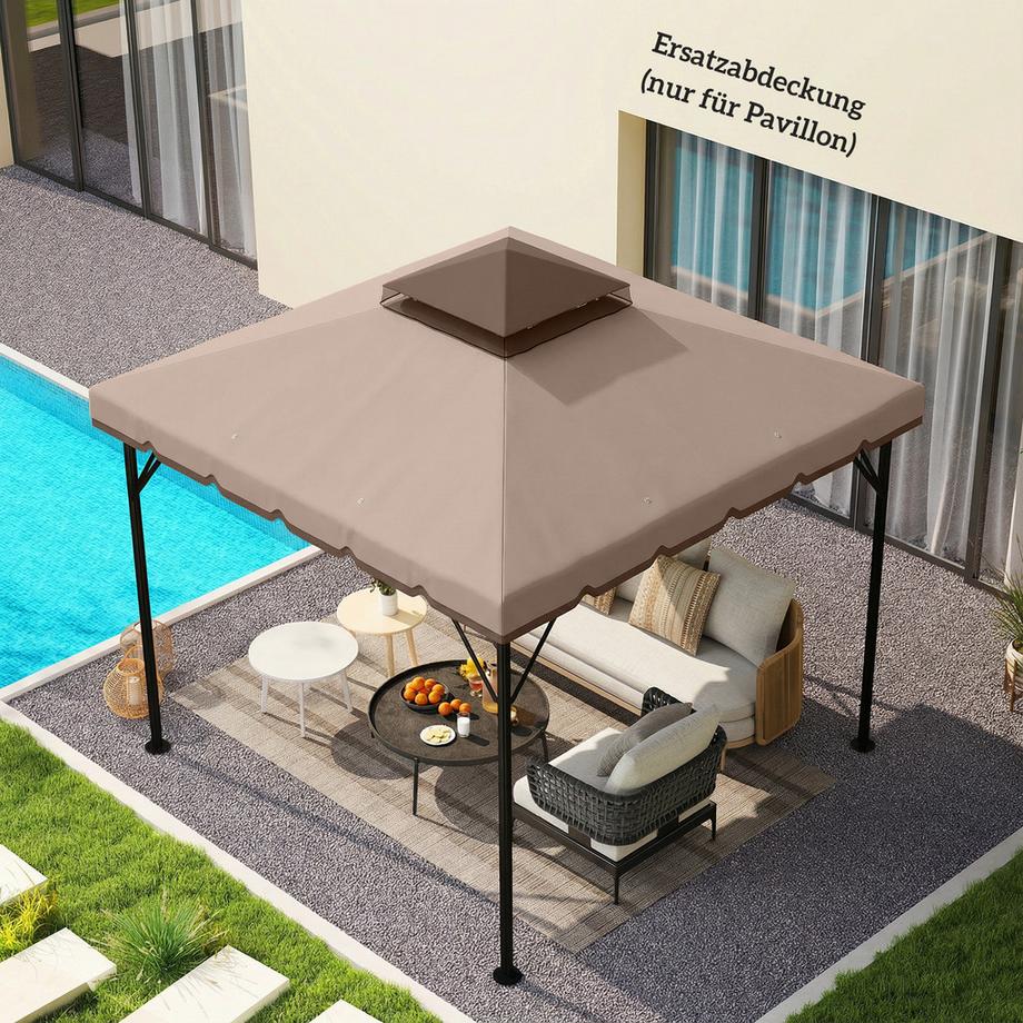 Outsunny Pavillon Ersatzdach  