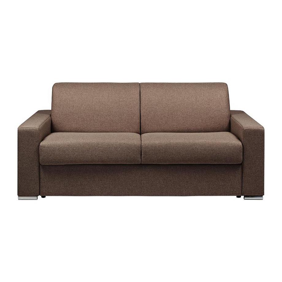LINEA SOFA Canapé 3 places conible express en tissu CALITO Couchage lattes larges 1Matelas  