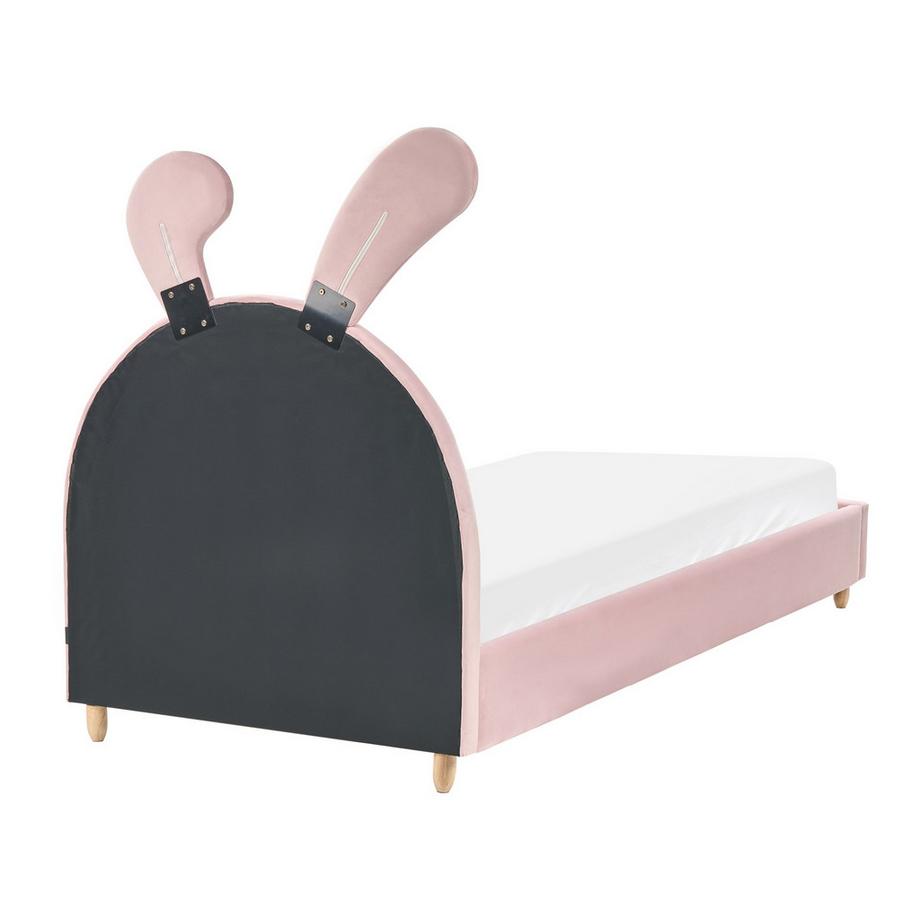 Beliani Letto per bambini en Velluto Moderno LALLIAS  