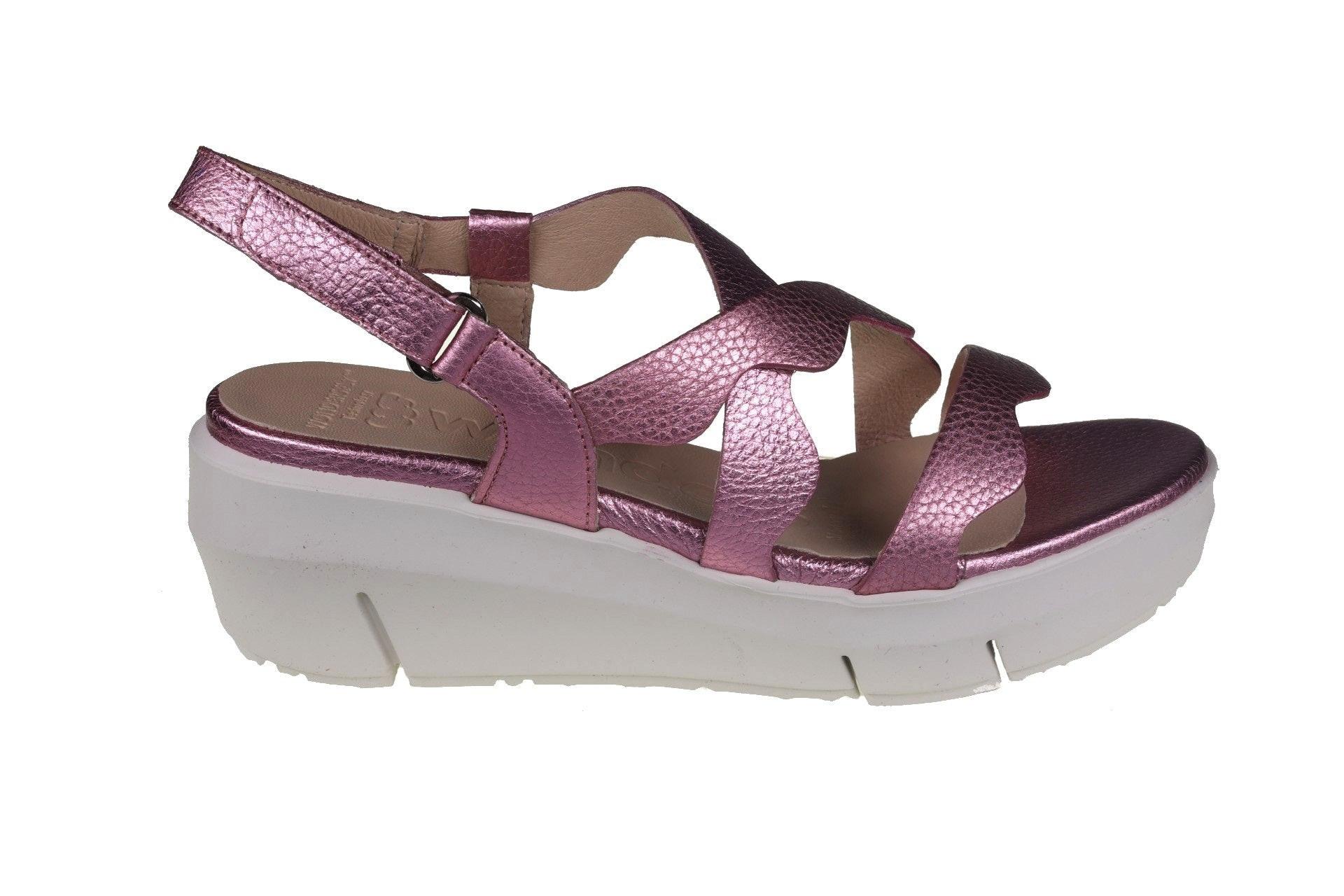 Image of Max - Leder Sandale Damen Violett 41