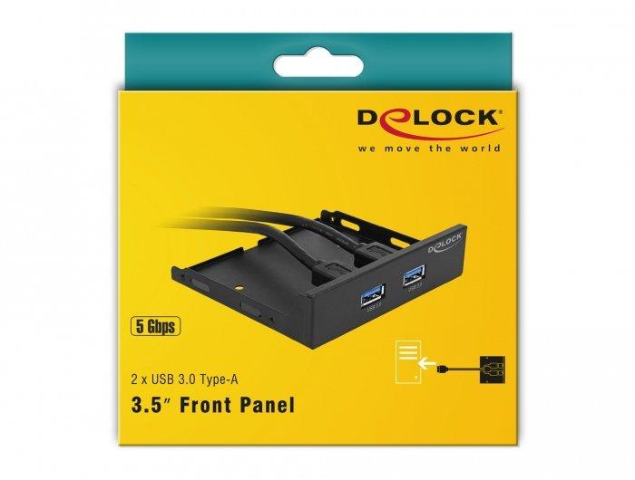 DeLock  63994 hub & concentrateur 5000 Mbit/s Noir 