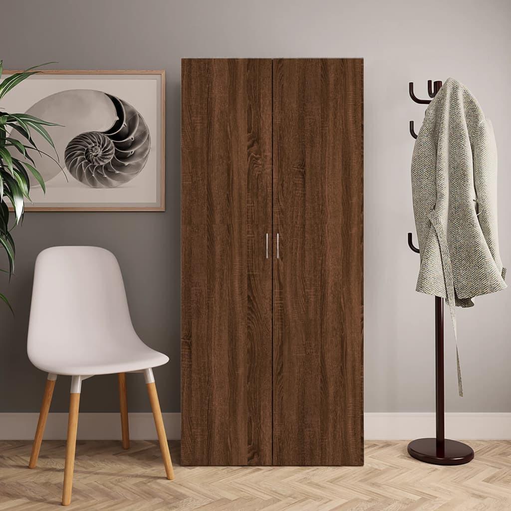 VidaXL Armoire à chaussures bois d'ingénierie  