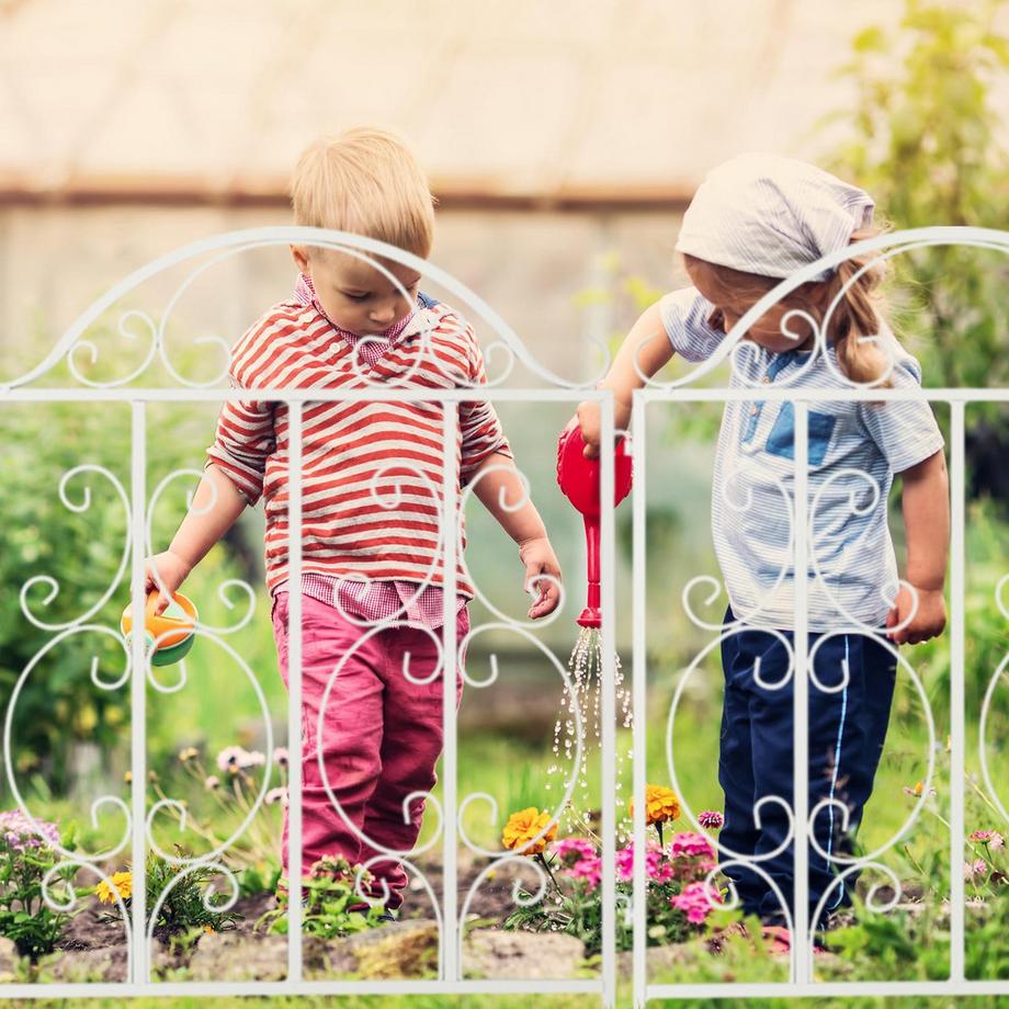 Northix  Gartenzaun mit 3 Paneelen 