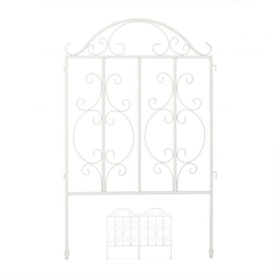 Northix  Gartenzaun mit 3 Paneelen 