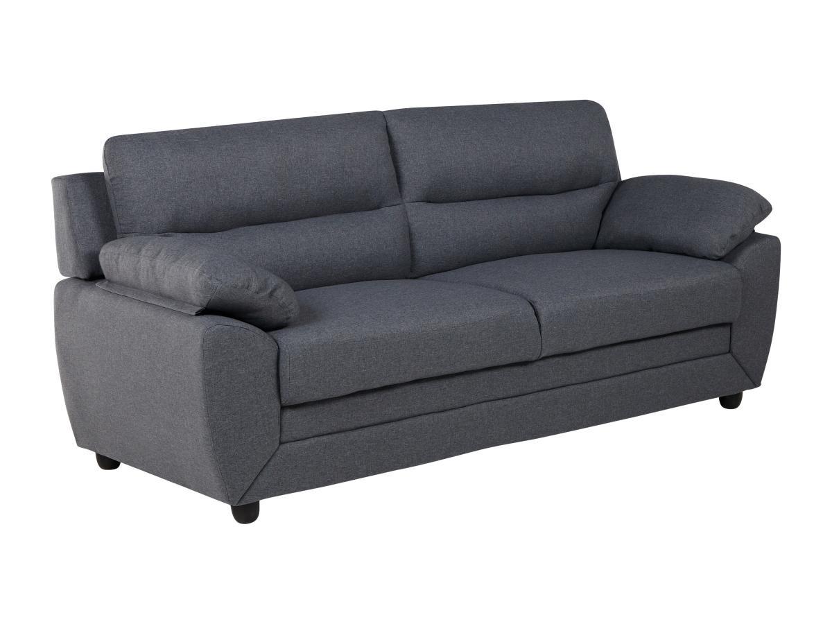 Vente-unique Sofa 3Sitzer Stoff MANOA  