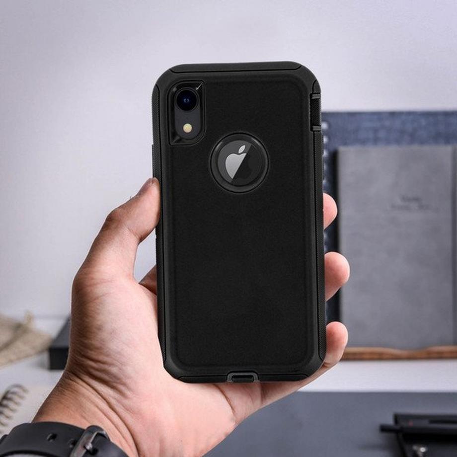 Avizar  Coque Anti-chocs Noir iPhone XR 