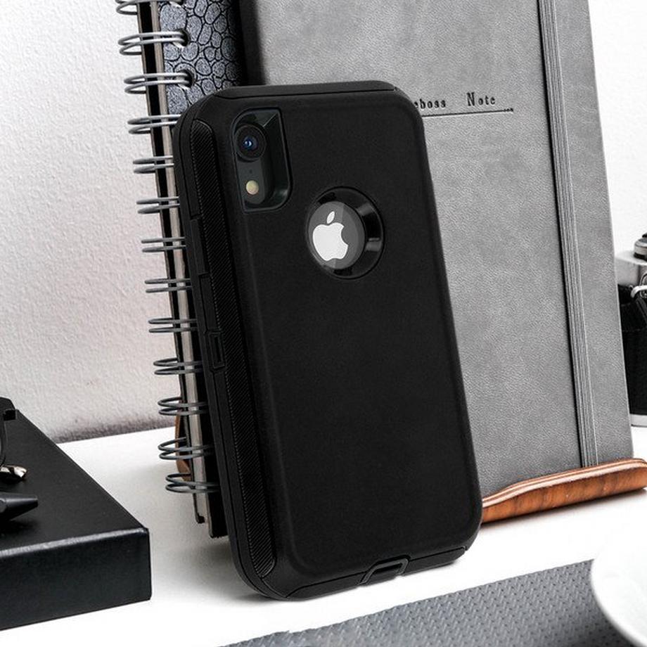 Avizar  Coque Anti-chocs Noir iPhone XR 