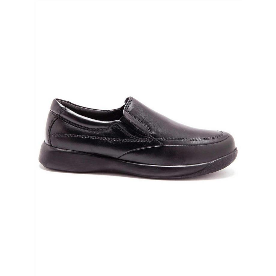 mocassins en cuir