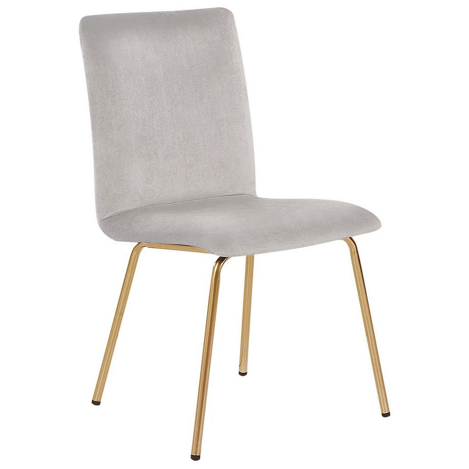 Beliani Set di 2 sedie da pranzo en Velluto Moderno RUBIO  