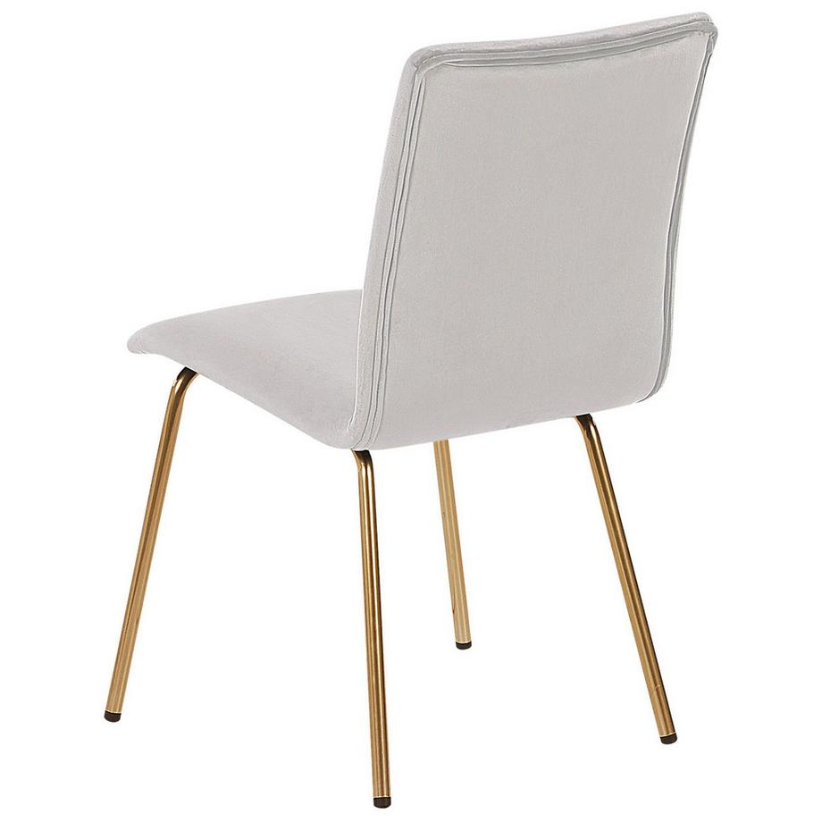 Beliani Set di 2 sedie da pranzo en Velluto Moderno RUBIO  