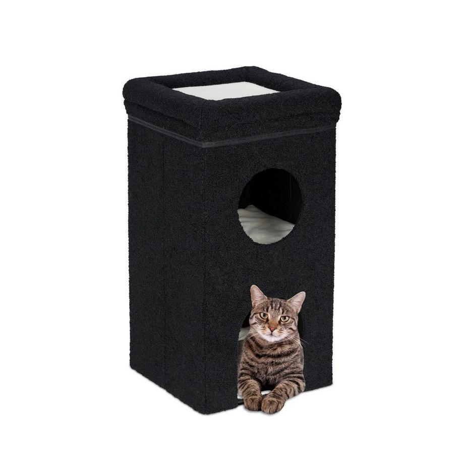 B2X  Niche pliable pour chat noire 