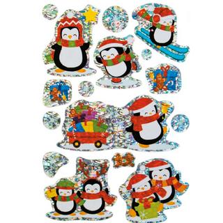 HERMA  HERMA Sticker Winter Pinguine, Prismaticfolie 