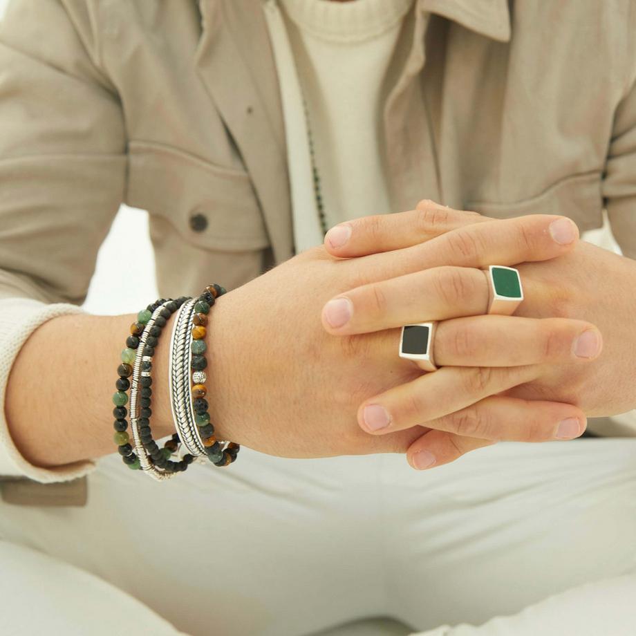 Balibay  Dalyan  Armband mit edlen Steinen und Silber 