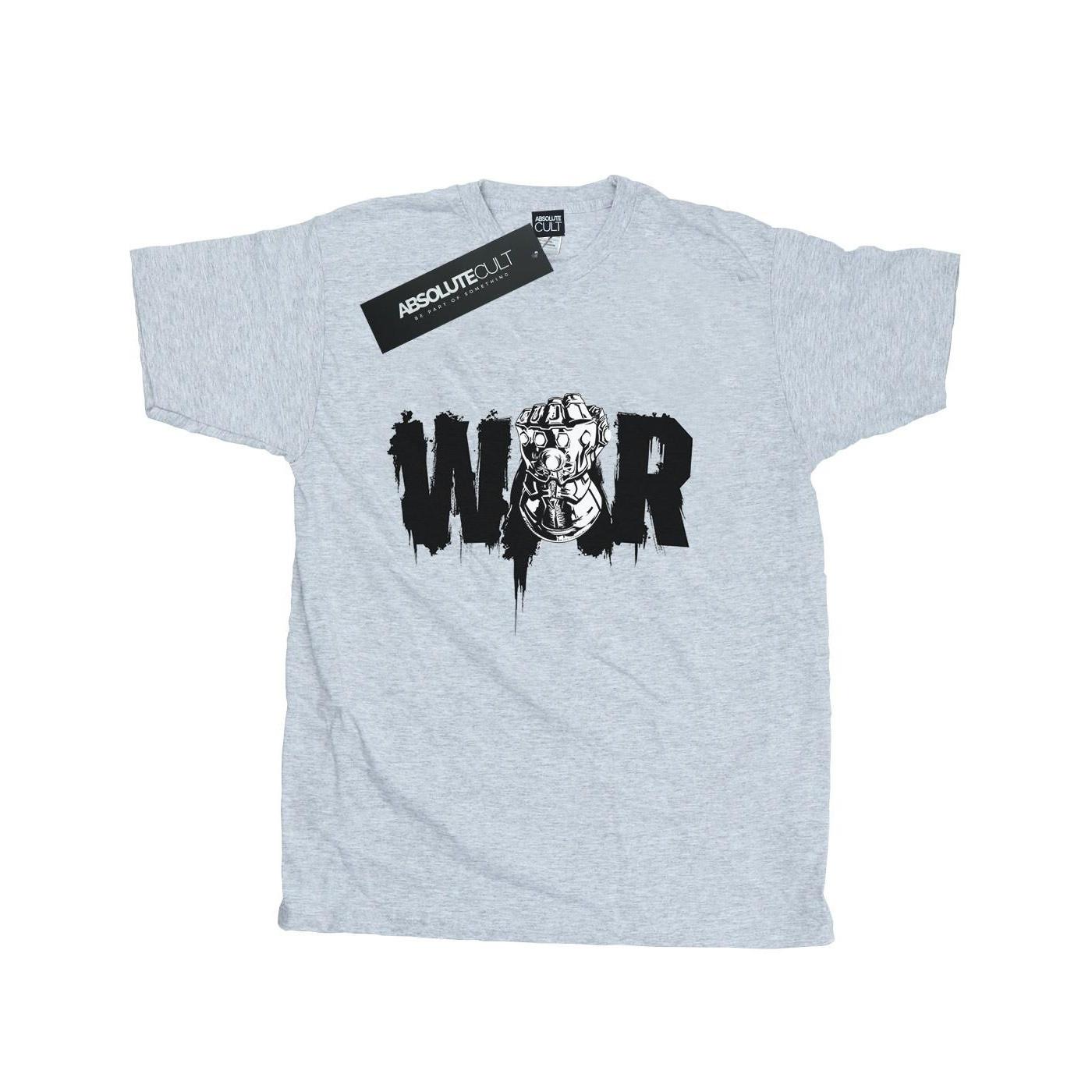 Image of Avengers Infinity War Fist Tshirt Herren Grau 3XL