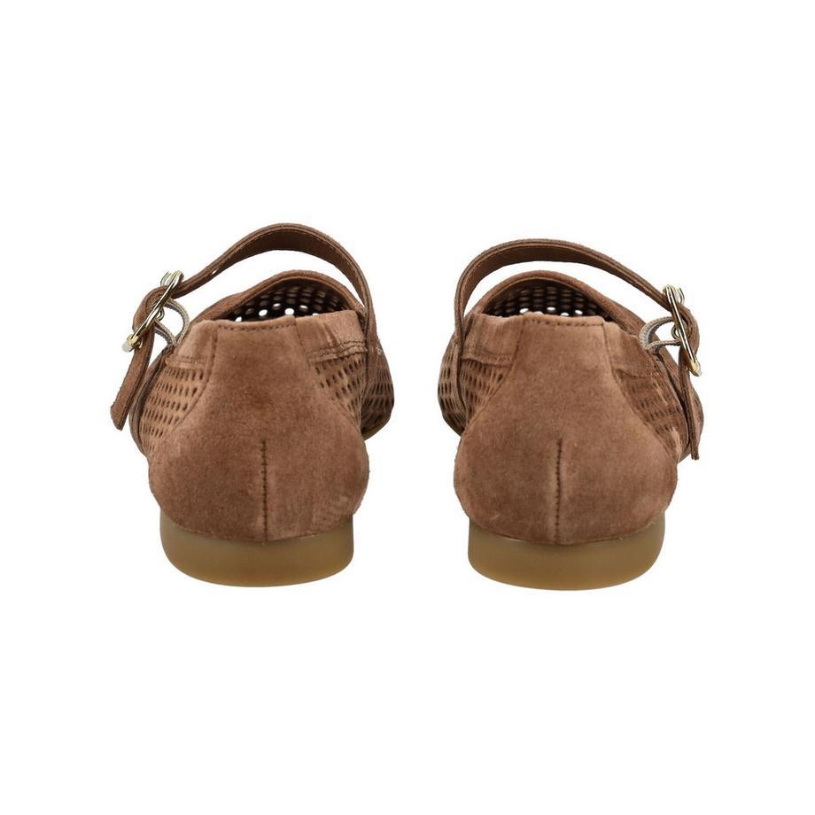 Paul Green Ballerines avec bride cheville et motif tressé  