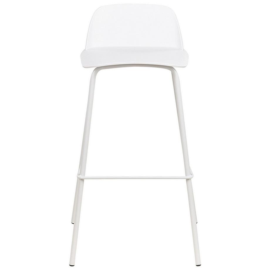 Beliani Set di 4 sedie alte en Materiale sintetico Moderno MORA  