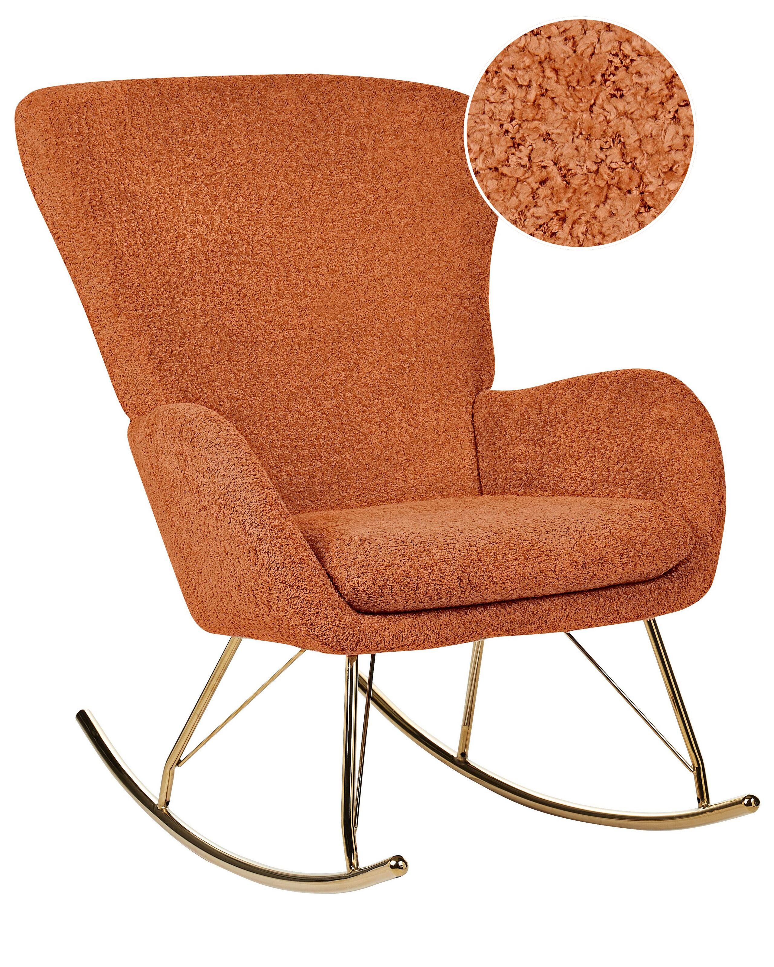 Image of Schaukelsessel aus Bouclé Retro ANASET Schaukelsessel aus Bouclé Retro ANASET