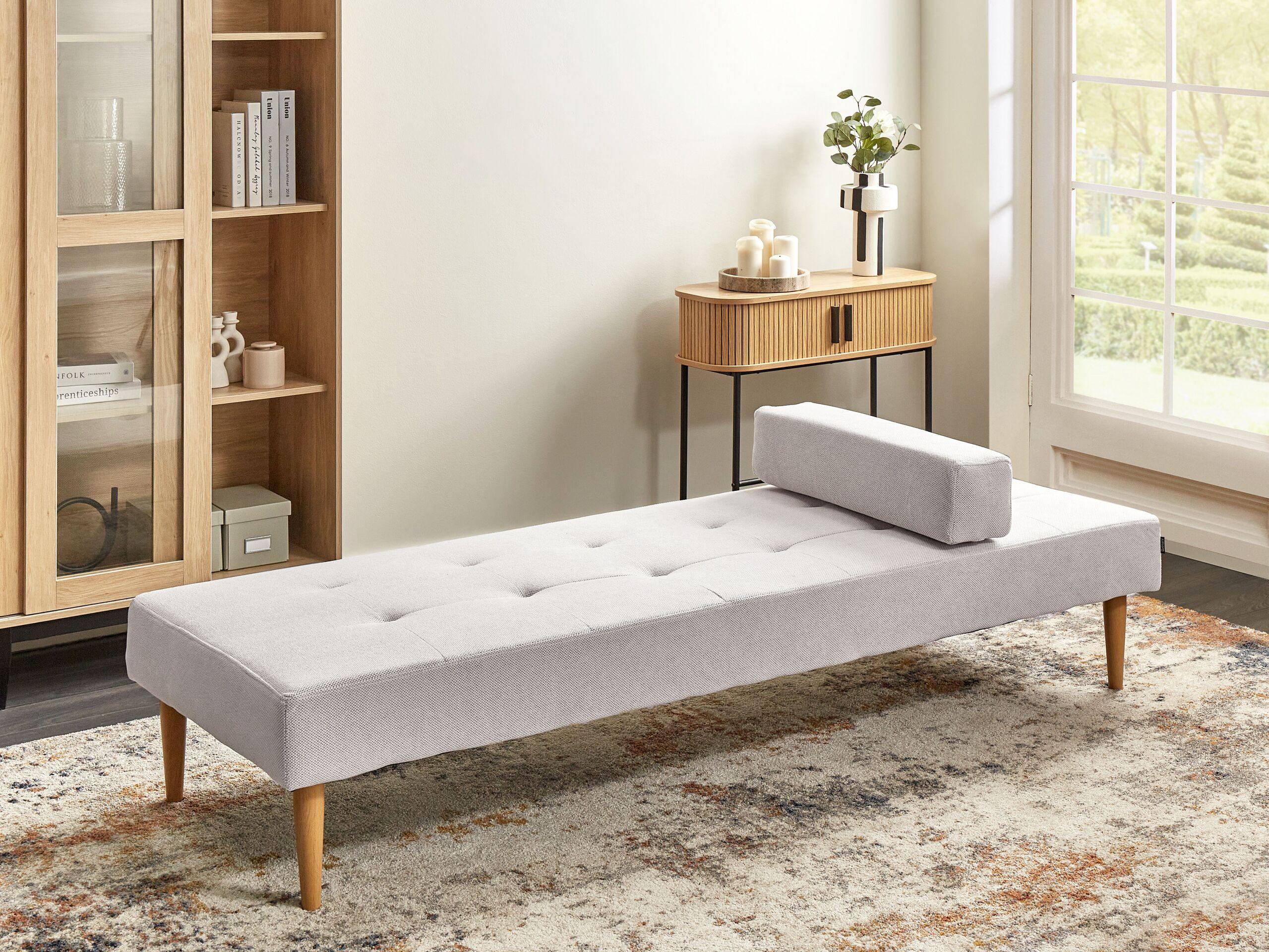 Beliani Chaise longue en Polyester Moderne NIORT  