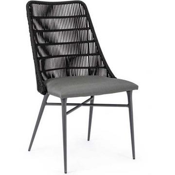 Chaise de jardin Tablita anthracite