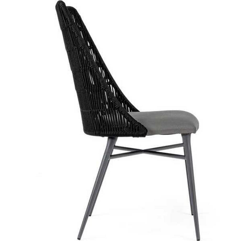 mutoni Gartenstuhl Tablita anthrazit  