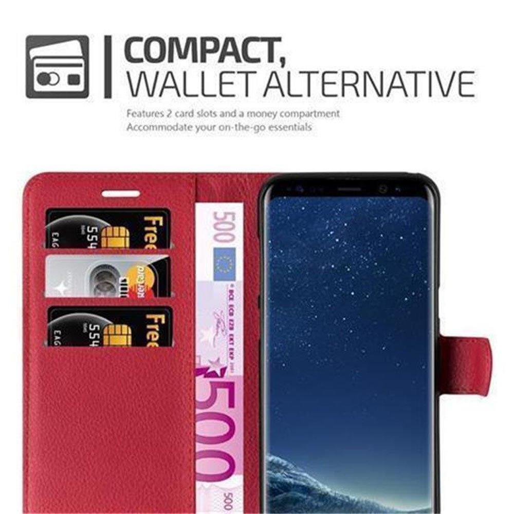 Cadorabo  Hülle für Samsung Galaxy S8 Standfunktion, Kartenfach 