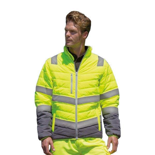 Image of Safeguard Soft Safety Jacke Herren Gelb Bunt XXL