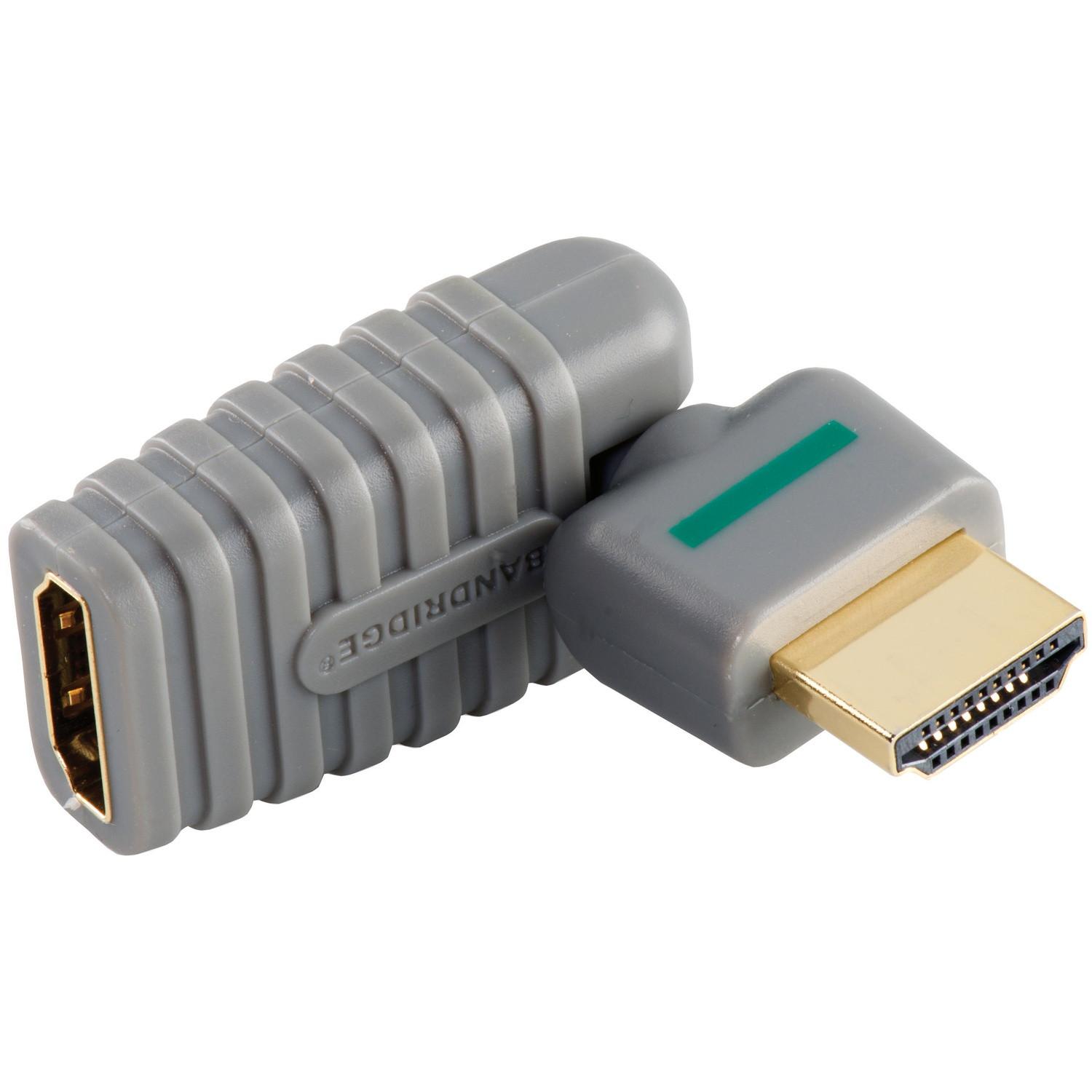 Nedis  Adaptateur HDMI haute vitesse avec Ethernet Connecteur HDMI rotatif - HDMI femelle gris 