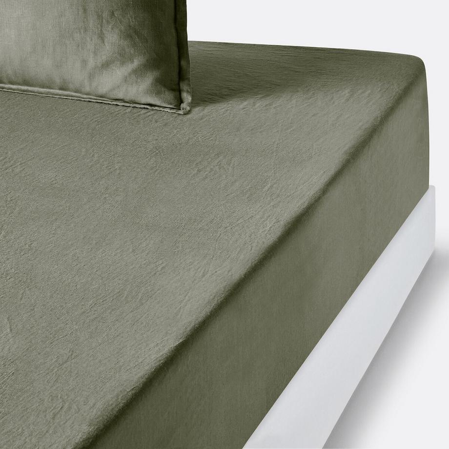 La Redoute Intérieurs Drap housse en lin lavé  