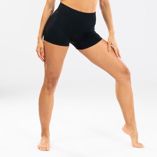 Image of Tanzshorts Nahtlos Damen Schwarz Damen Schwarz L