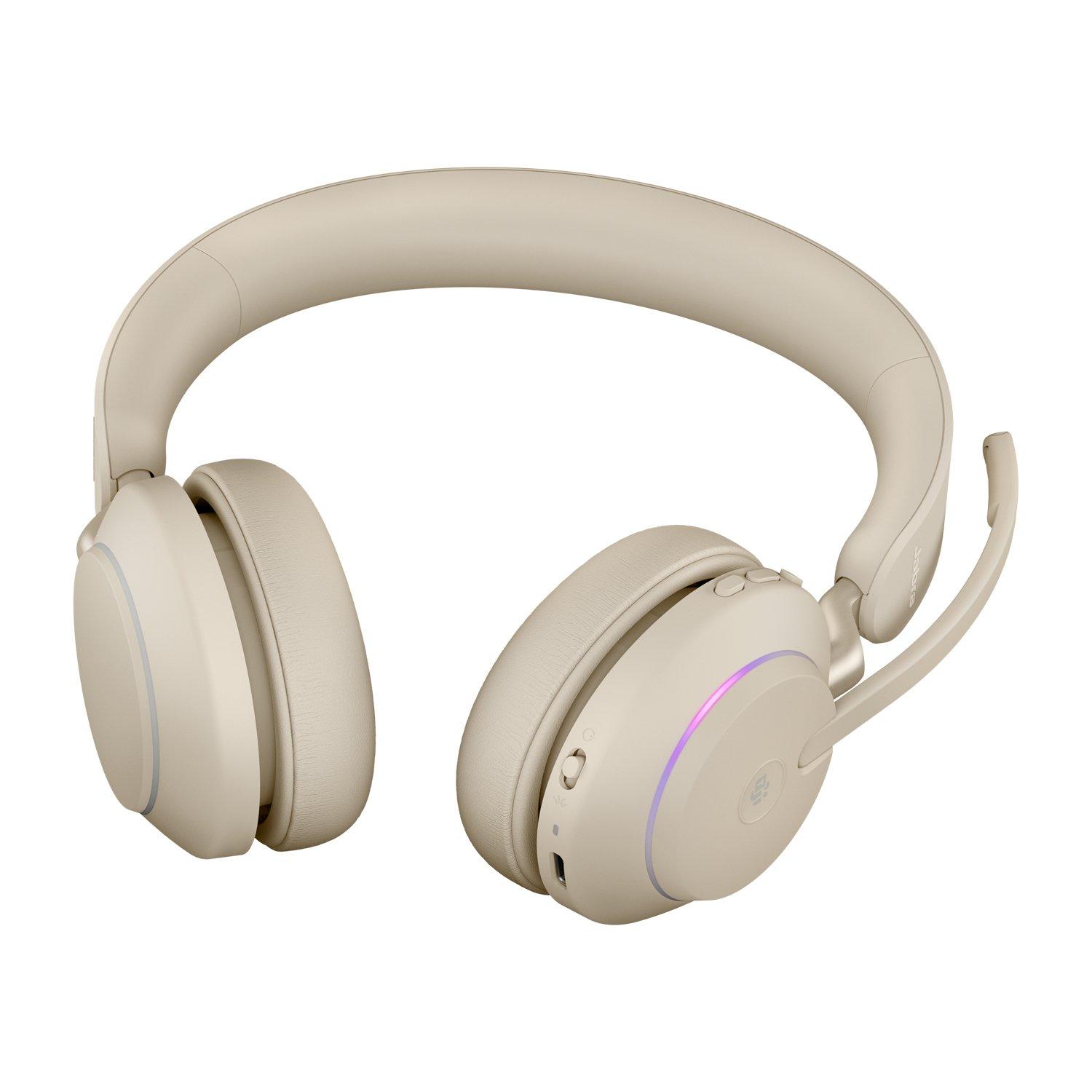 Jabra  Jabra Evolve2 65, MS Stereo Auricolare Wireless A Padiglione Ufficio USB tipo A Bluetooth Beige 