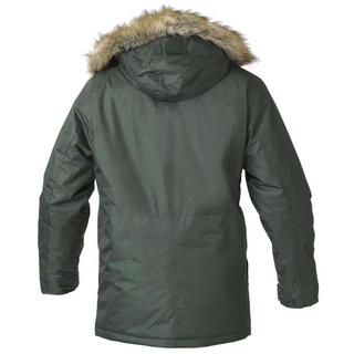 Duke  Lovett D555 Parka mit Kunstfellbesatz 