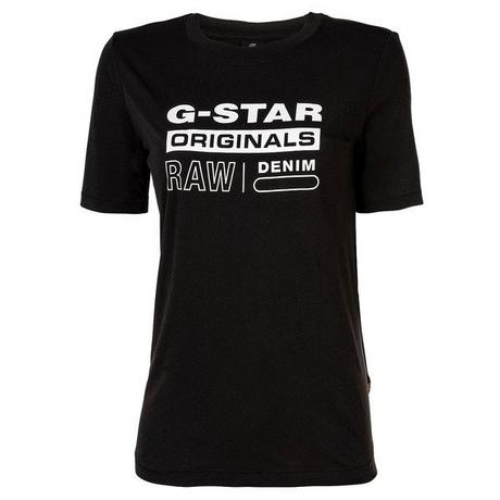 G-STAR RAW  T-shirt  Confortable à porter-Originals Label Regular Fit Tee 