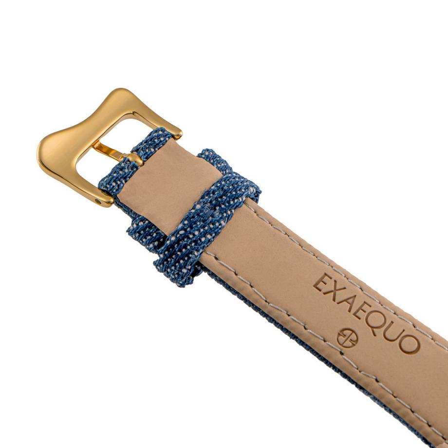 Exaequo  Classic Melting Uhr Edelstahluhr Alternde Jeans - PVD 