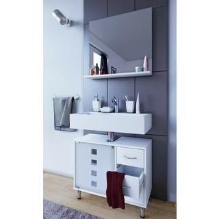 VCM Badmöbel Badunterschrank Darola | schmaler Waschbeckenunterschrank mit Schubladen | modernes Badezimmermöbel |  