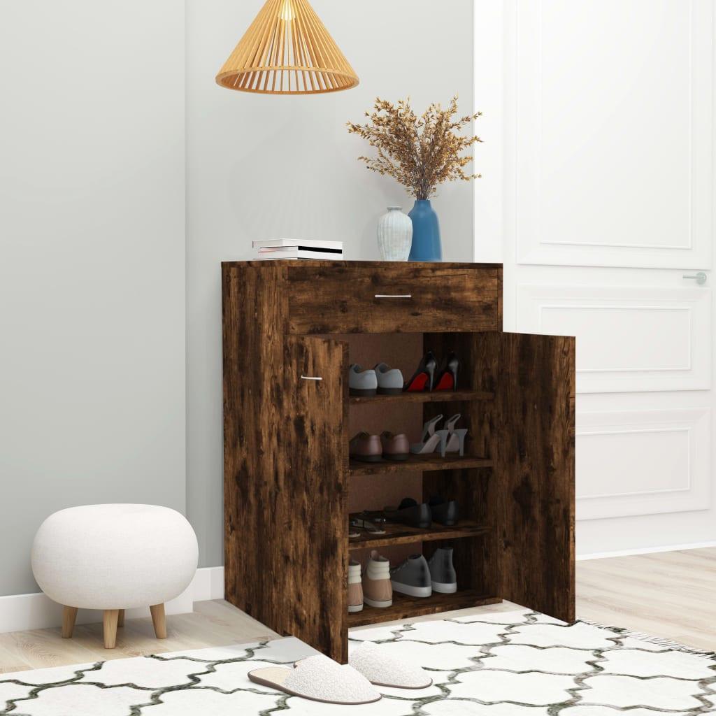 VidaXL Armoire à chaussures bois d'ingénierie  